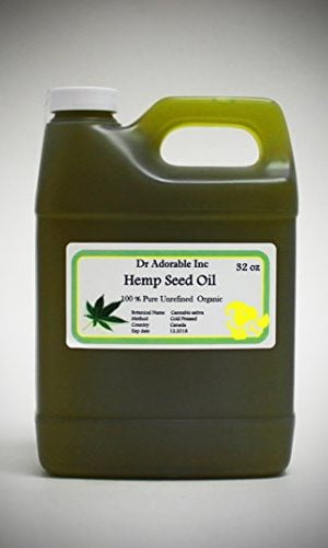 Hemp Seed Oil Organic Pure 32 Oz/ 1 Quart