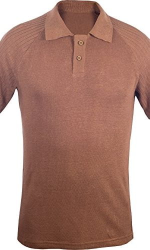 Rawganique Men's Loch Lomond Hemp Classic Fit Polo Shirt