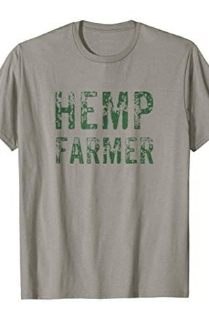 Hemp Farmer T-Shirt Farm Organic Oil Herbal Vegans Medicine